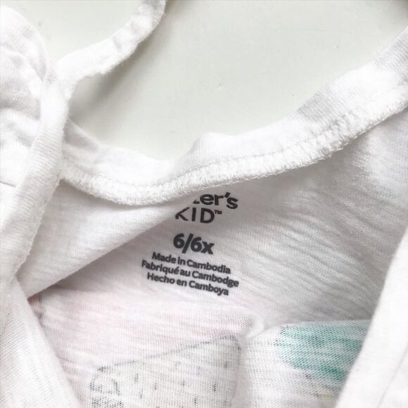 Carters kids food/animal print shirt VGUC 6Y - Picture 3 of 4